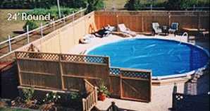 24 foot round pool